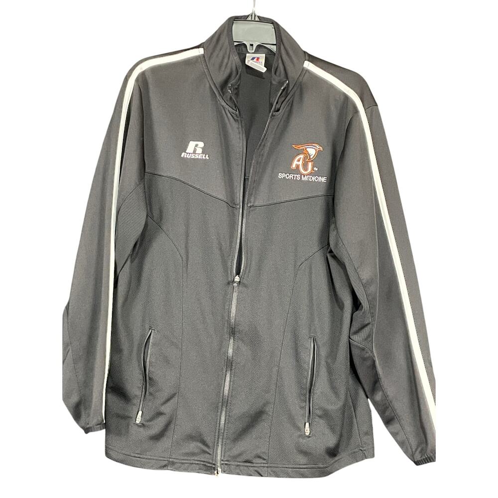 Men's full zip polyester training jacket for Anderson University Medium size
